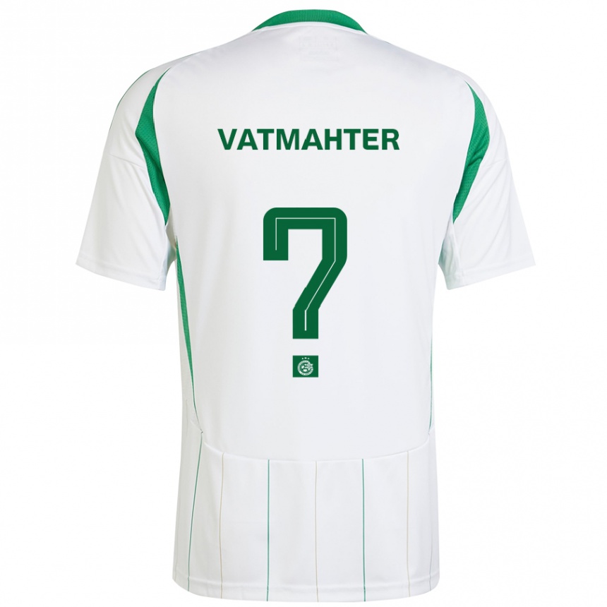 Női Labdarúgás Liam Vatmahter #0 Fehér Zöld Idegenbeli Jersey 2024/25 Mez Póló Ing