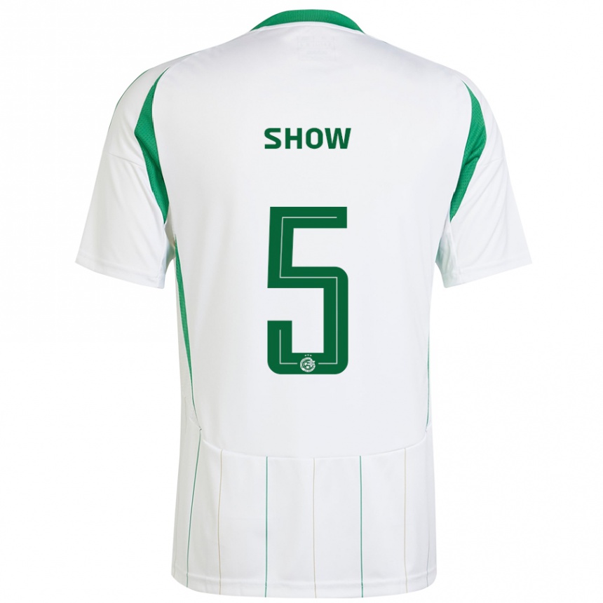 Női Labdarúgás Show #5 Fehér Zöld Idegenbeli Jersey 2024/25 Mez Póló Ing