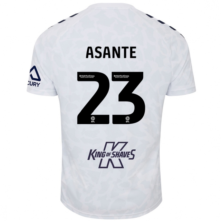 Női Labdarúgás Brandon Thomas-Asante #23 Fehér Idegenbeli Jersey 2024/25 Mez Póló Ing