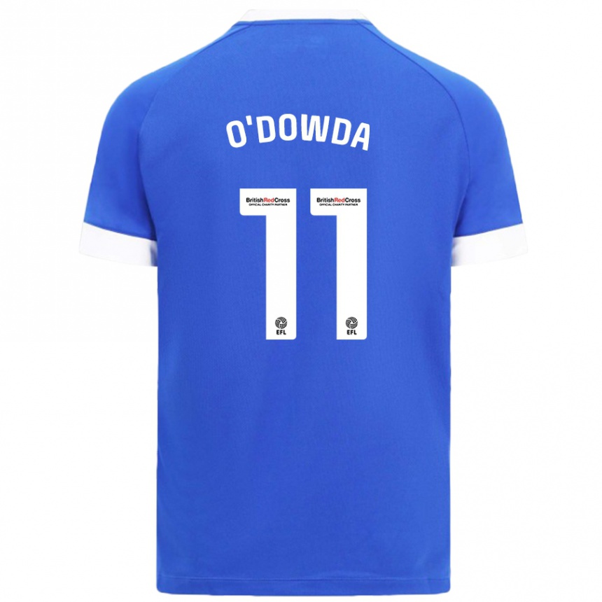 Gyermek Labdarúgás Callum O'dowda #11 Égszínkék Hazai Jersey 2024/25 Mez Póló Ing