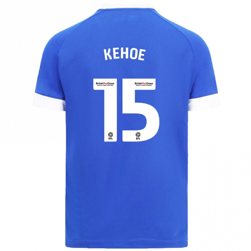 Gyermek Labdarúgás Molly Kehoe #15 Égszínkék Hazai Jersey 2024/25 Mez Póló Ing