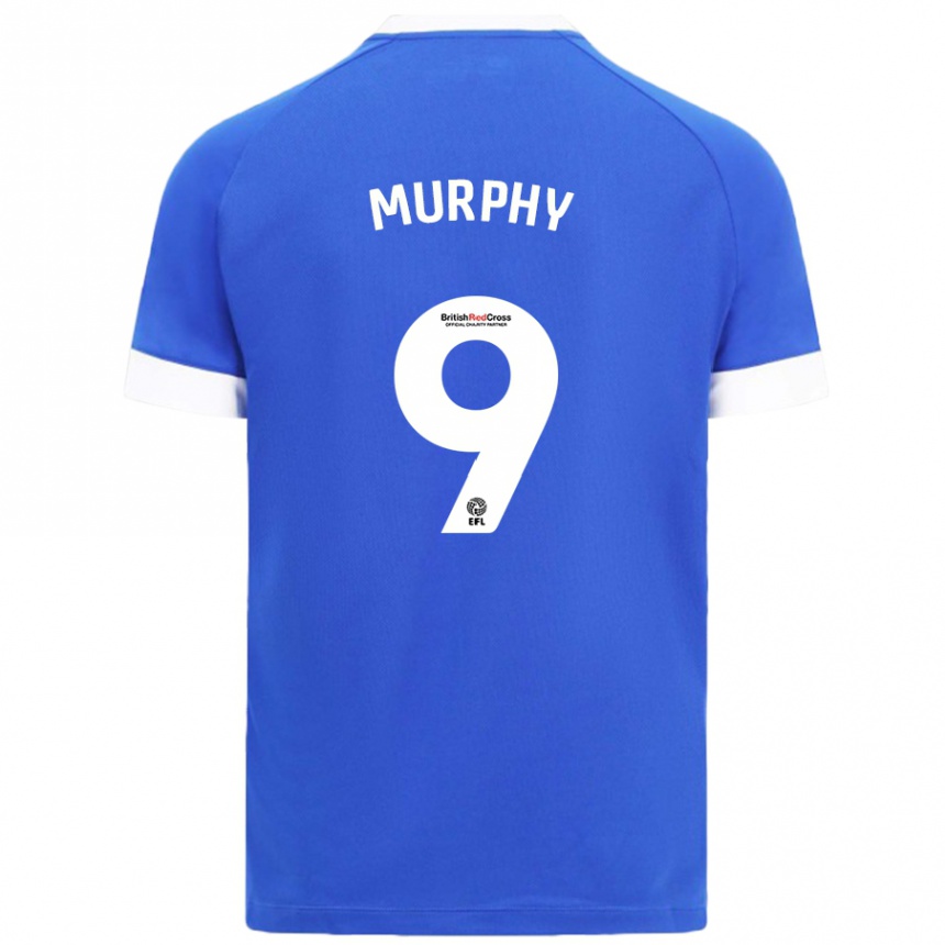 Gyermek Labdarúgás Alana Murphy #9 Égszínkék Hazai Jersey 2024/25 Mez Póló Ing