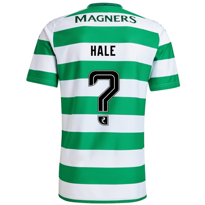 Gyermek Labdarúgás Finlay Hale #0 Zöld Fehér Hazai Jersey 2024/25 Mez Póló Ing