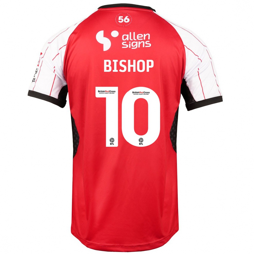 Gyermek Labdarúgás Teddy Bishop #10 Fehér Hazai Jersey 2024/25 Mez Póló Ing