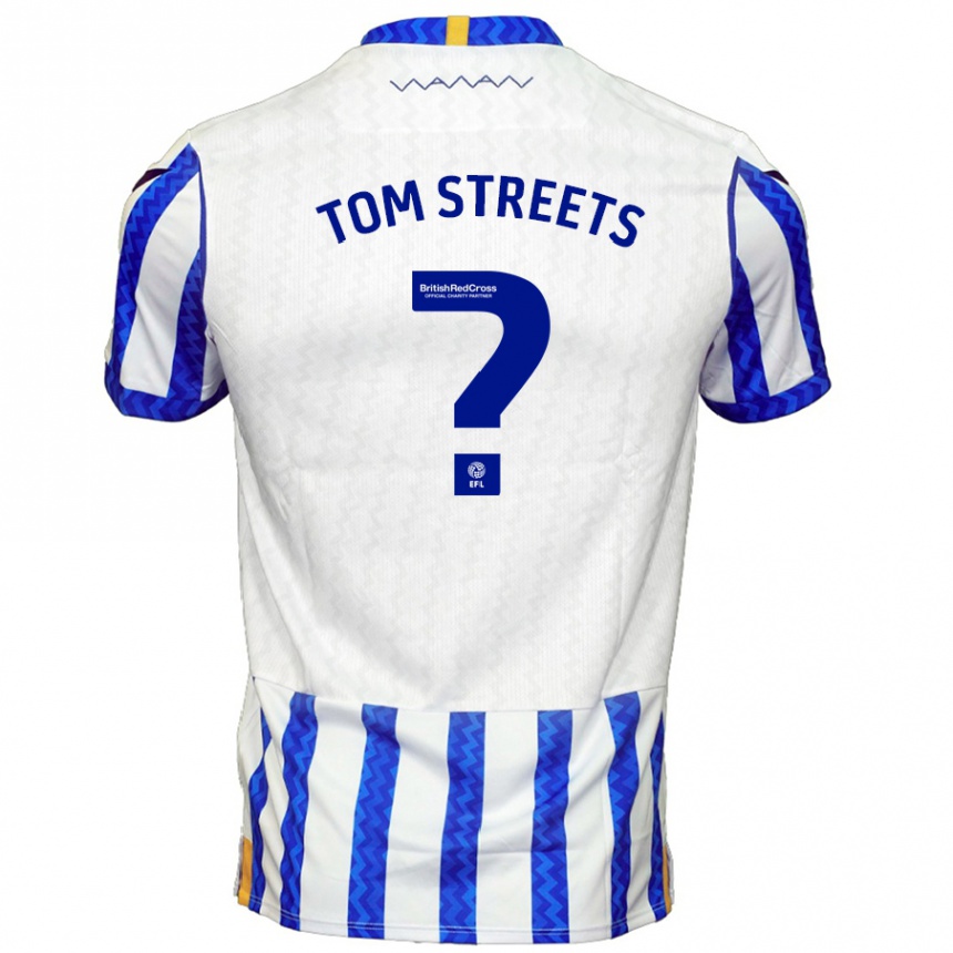 Gyermek Labdarúgás Tom Streets #0 Kék Fehér Hazai Jersey 2024/25 Mez Póló Ing