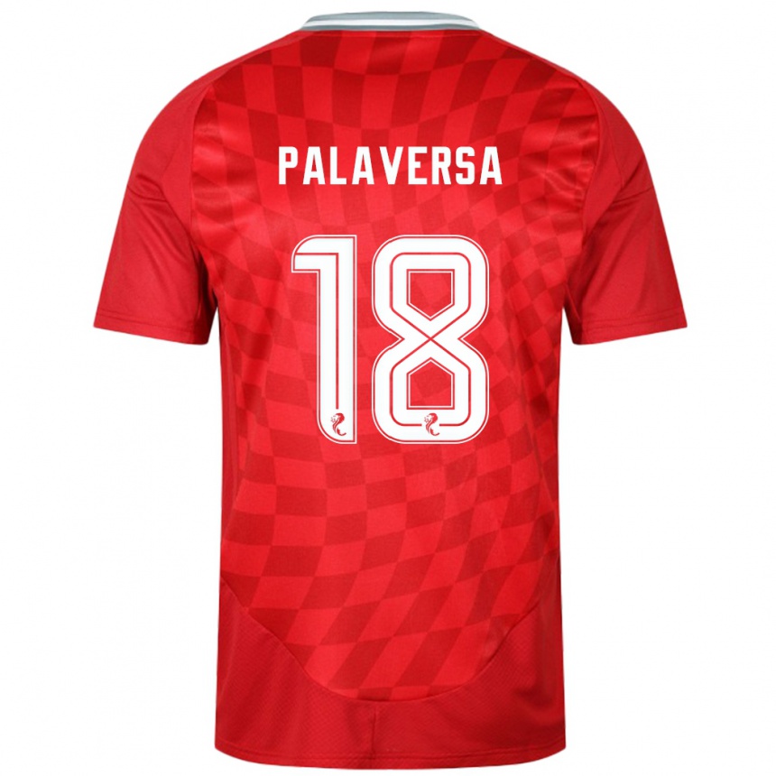 Gyermek Labdarúgás Ante Palaversa #18 Piros Hazai Jersey 2024/25 Mez Póló Ing