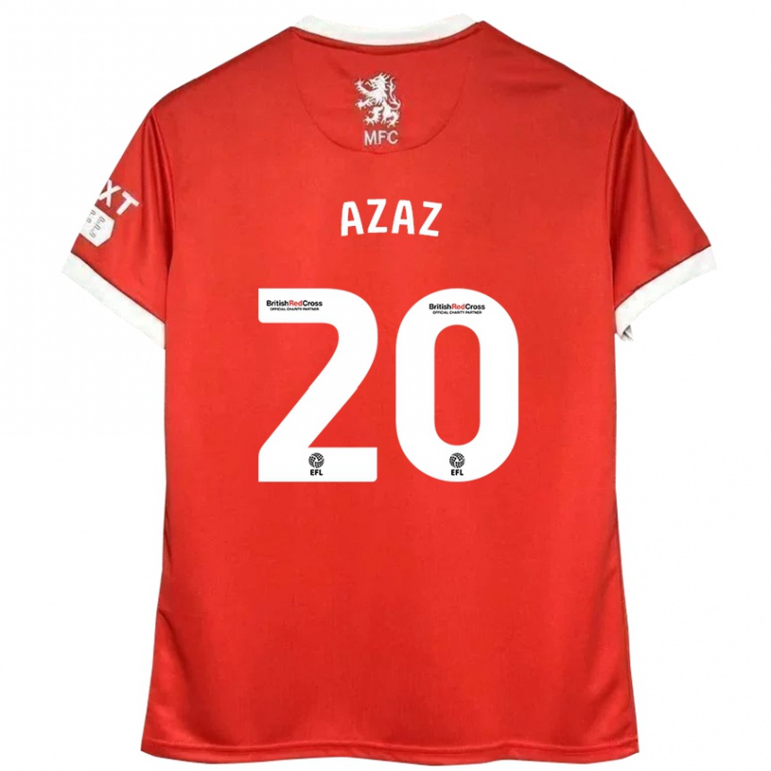 Gyermek Labdarúgás Finn Azaz #20 Piros Fehér Hazai Jersey 2024/25 Mez Póló Ing