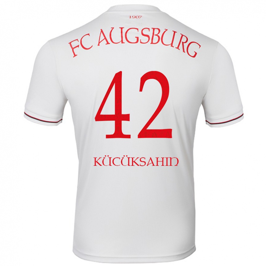 Gyermek Labdarúgás Mahmut Kücüksahin #42 Fehér Hazai Jersey 2024/25 Mez Póló Ing