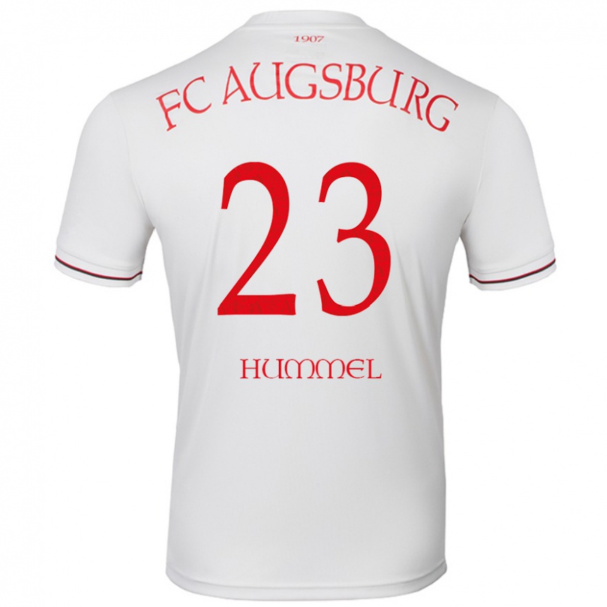 Gyermek Labdarúgás Niklas Hummel #23 Fehér Hazai Jersey 2024/25 Mez Póló Ing