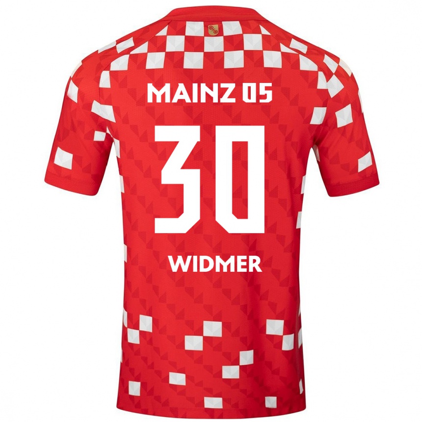 Gyermek Labdarúgás Silvan Widmer #30 Fehér Piros Hazai Jersey 2024/25 Mez Póló Ing