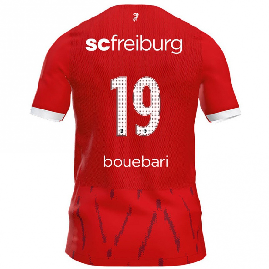 Gyermek Labdarúgás Franci Bouebari #19 Piros Hazai Jersey 2024/25 Mez Póló Ing