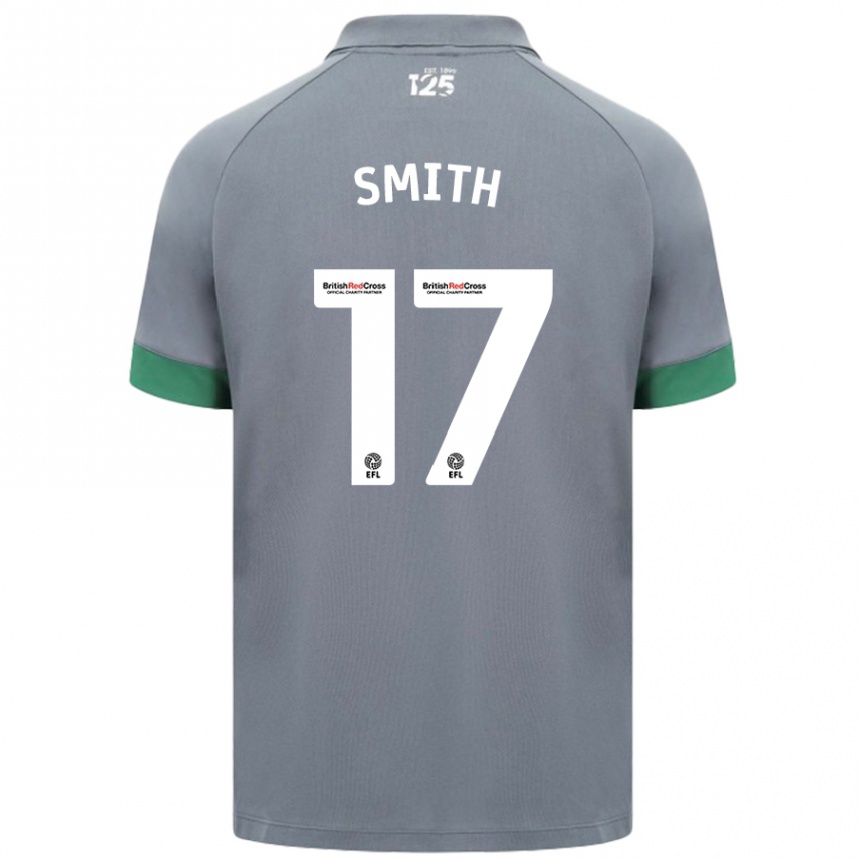 Gyermek Labdarúgás Hollie Smith #17 Sötétszürke Idegenbeli Jersey 2024/25 Mez Póló Ing