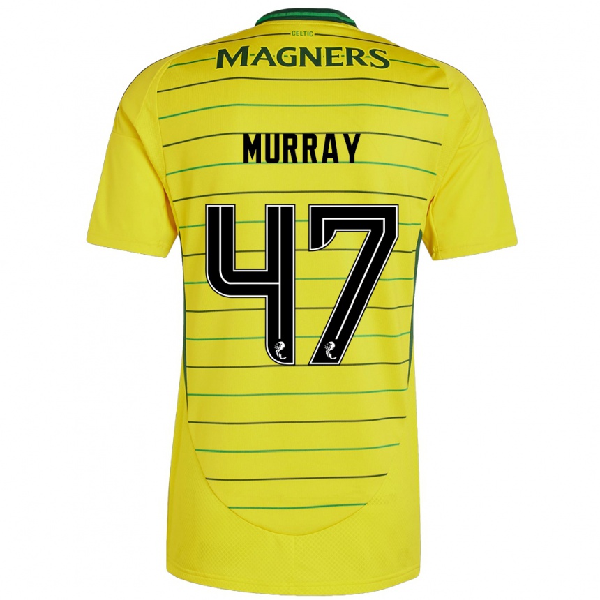 Gyermek Labdarúgás Dane Murray #47 Sárga Idegenbeli Jersey 2024/25 Mez Póló Ing