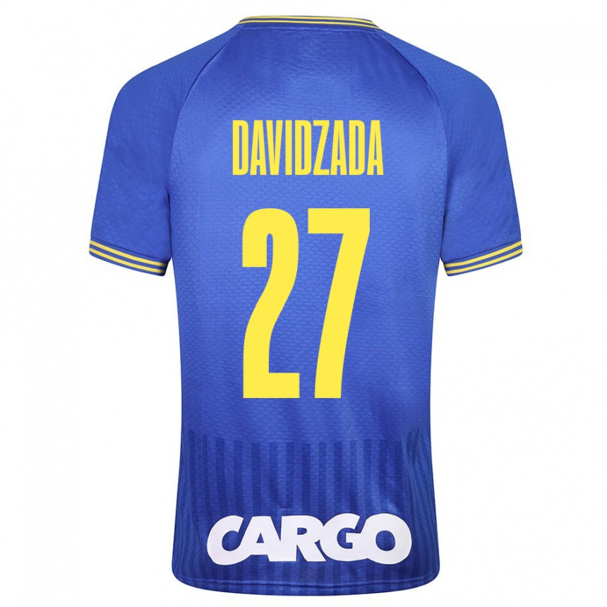 Gyermek Labdarúgás Ofir Davidzada #27 Fehér Idegenbeli Jersey 2024/25 Mez Póló Ing