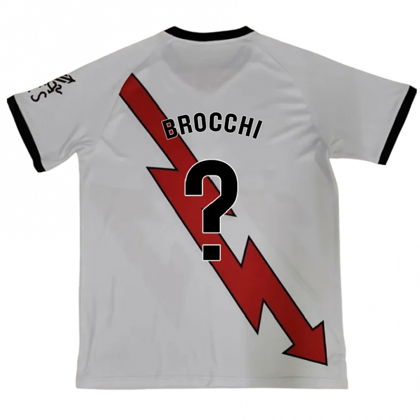 Gyermek Labdarúgás Filippo Brocchi #0 Piros Idegenbeli Jersey 2024/25 Mez Póló Ing