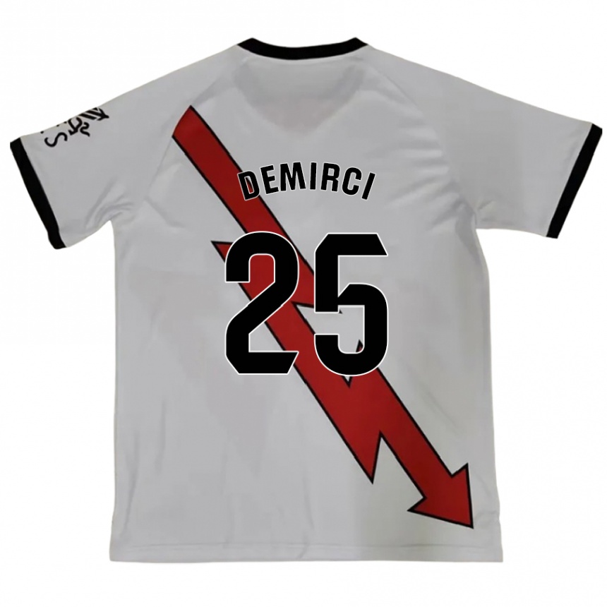 Gyermek Labdarúgás Mert Demirci #25 Piros Idegenbeli Jersey 2024/25 Mez Póló Ing