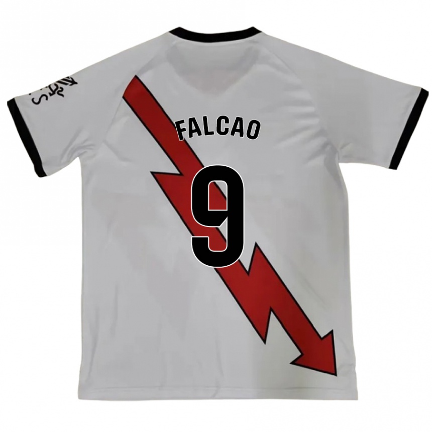 Gyermek Labdarúgás Radamel Falcao #9 Piros Idegenbeli Jersey 2024/25 Mez Póló Ing