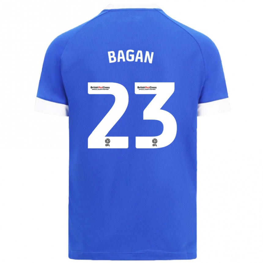 Férfi Labdarúgás Joel Bagan #23 Égszínkék Hazai Jersey 2024/25 Mez Póló Ing