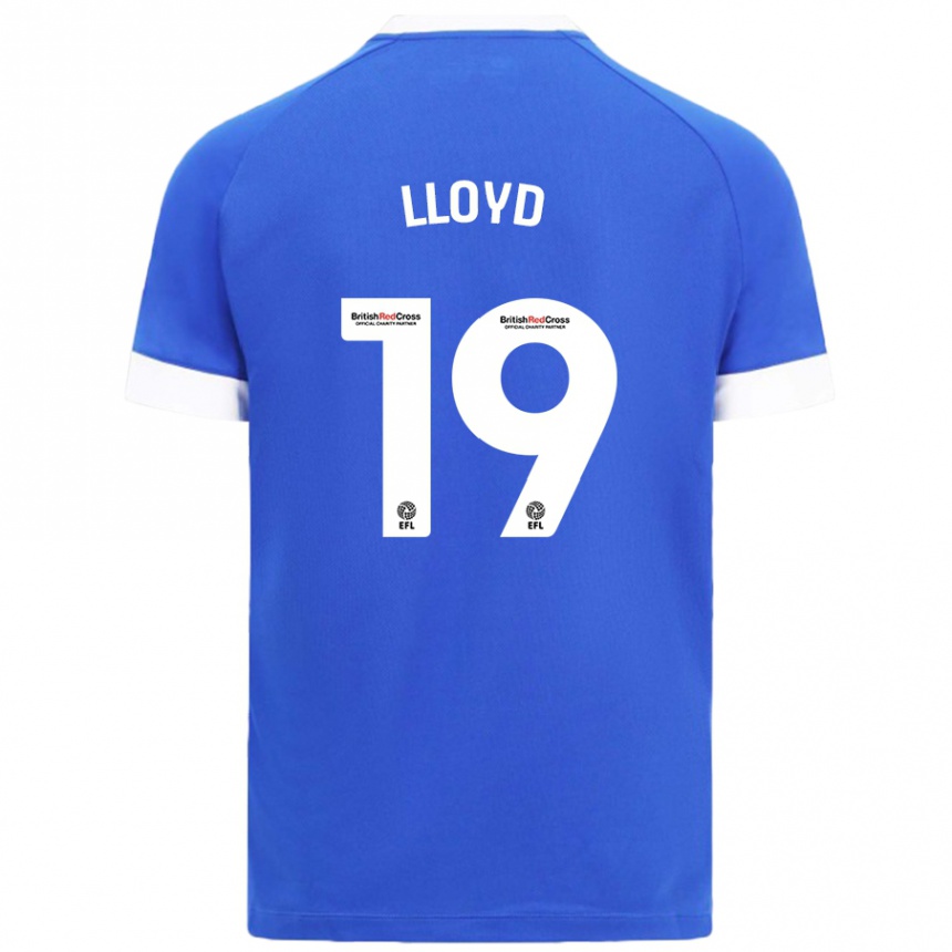 Férfi Labdarúgás Madison Lloyd #19 Égszínkék Hazai Jersey 2024/25 Mez Póló Ing