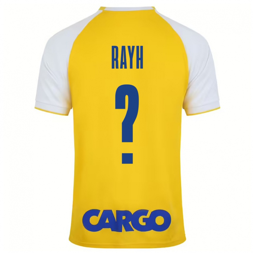 Férfi Labdarúgás Guy Rayh #0 Sárga Fehér Hazai Jersey 2024/25 Mez Póló Ing