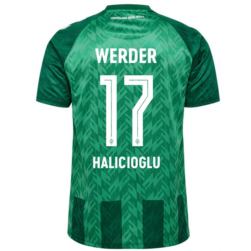 Férfi Labdarúgás Arda Halicioglu #17 Zöld Hazai Jersey 2024/25 Mez Póló Ing