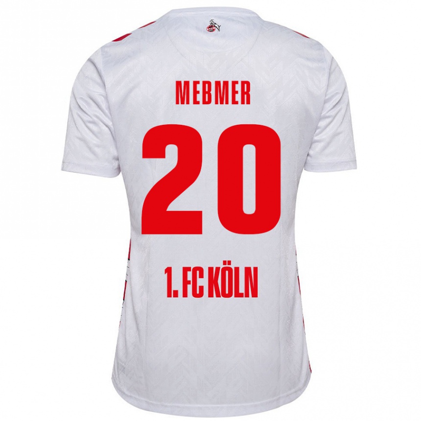 Férfi Labdarúgás Meike Meßmer #20 Fehér Piros Hazai Jersey 2024/25 Mez Póló Ing