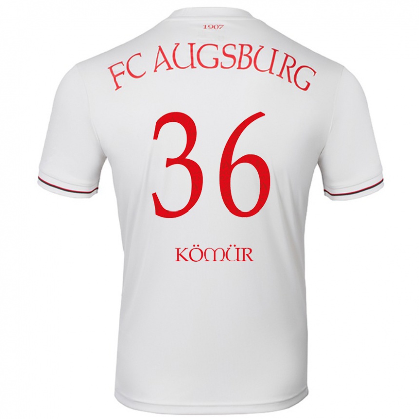 Férfi Labdarúgás Mert Kömür #36 Fehér Hazai Jersey 2024/25 Mez Póló Ing