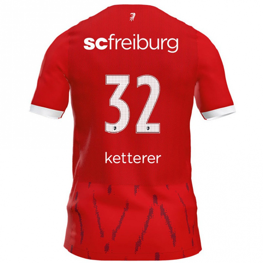 Férfi Labdarúgás Ashley Ketterer #32 Piros Hazai Jersey 2024/25 Mez Póló Ing