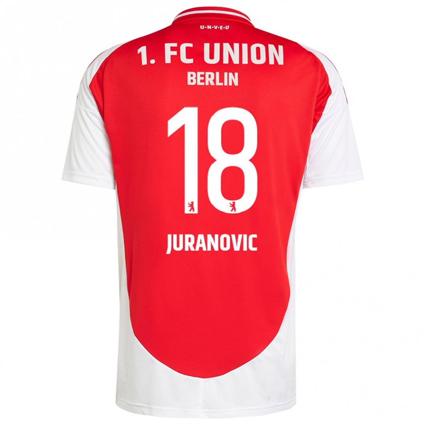 Férfi Labdarúgás Josip Juranovic #18 Piros Fehér Hazai Jersey 2024/25 Mez Póló Ing