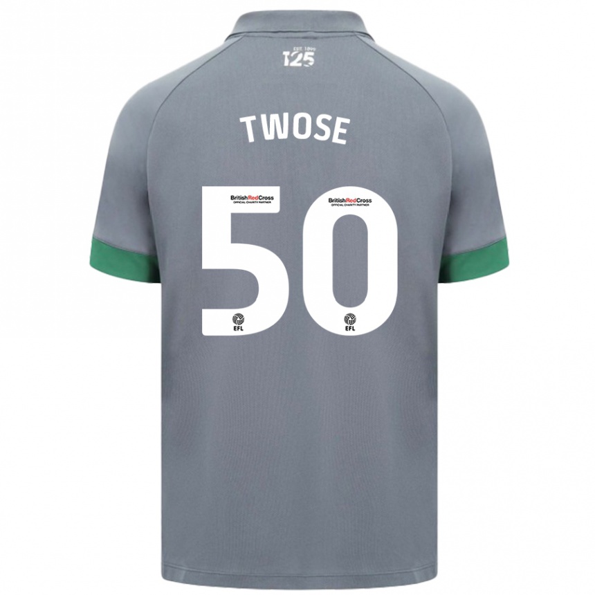 Férfi Labdarúgás Cody Twose #50 Sötétszürke Idegenbeli Jersey 2024/25 Mez Póló Ing