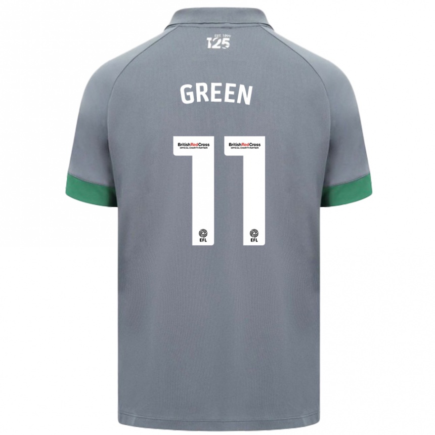 Férfi Labdarúgás Danielle Green #11 Sötétszürke Idegenbeli Jersey 2024/25 Mez Póló Ing