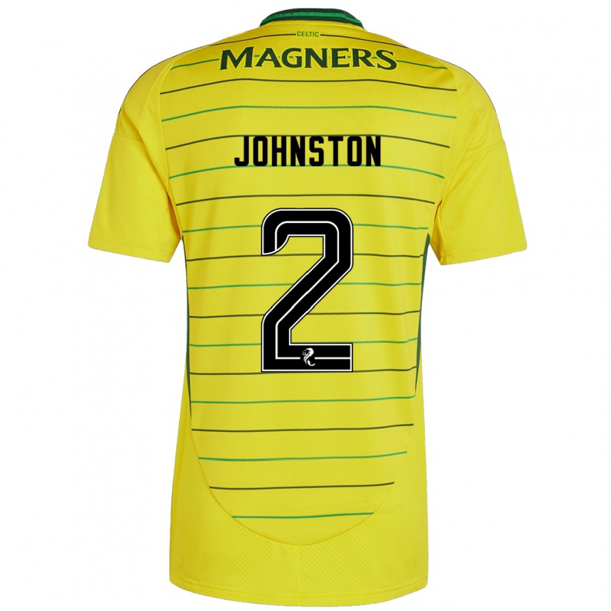 Férfi Labdarúgás Alistair Johnston #2 Sárga Idegenbeli Jersey 2024/25 Mez Póló Ing