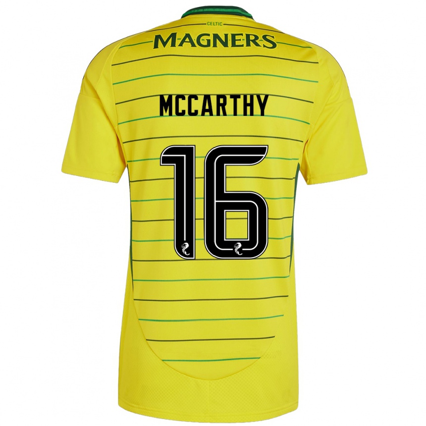 Férfi Labdarúgás James Mccarthy #16 Sárga Idegenbeli Jersey 2024/25 Mez Póló Ing