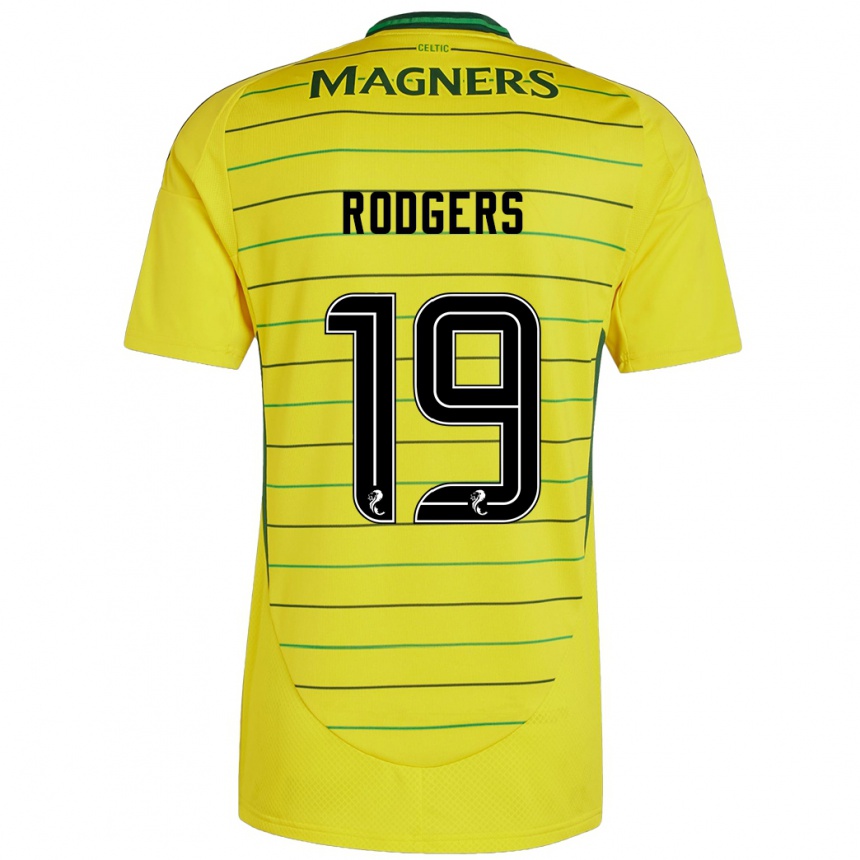 Férfi Labdarúgás Lisa Rodgers #19 Sárga Idegenbeli Jersey 2024/25 Mez Póló Ing