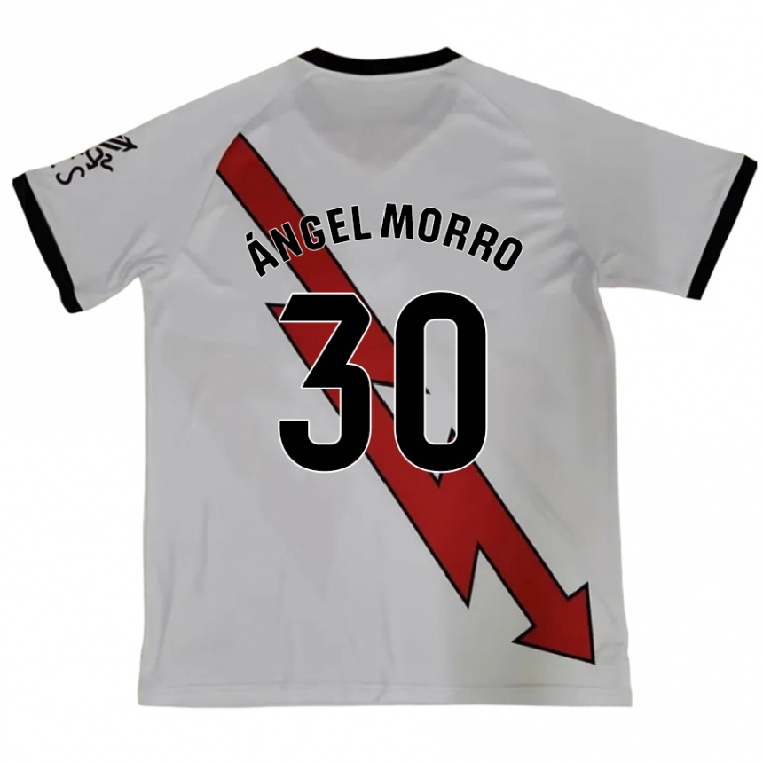 Férfi Labdarúgás Miguel Ángel Morro #30 Piros Idegenbeli Jersey 2024/25 Mez Póló Ing