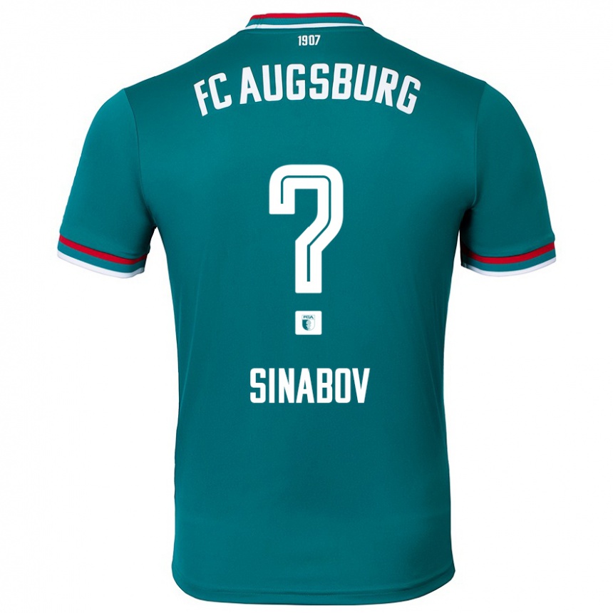 Férfi Labdarúgás Albert Sinabov #0 Sötétzöld Idegenbeli Jersey 2024/25 Mez Póló Ing