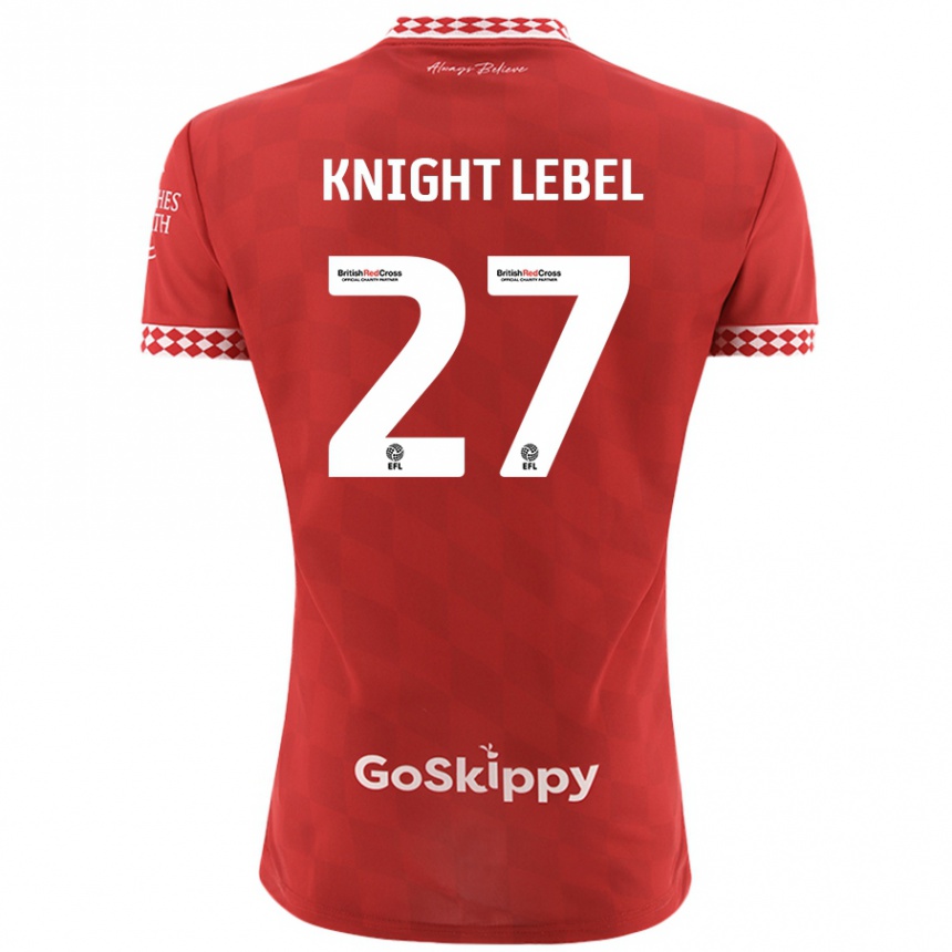 Női Labdarúgás Jamie Knight-Lebel #27 Piros Hazai Jersey 2024/25 Mez Póló Ing