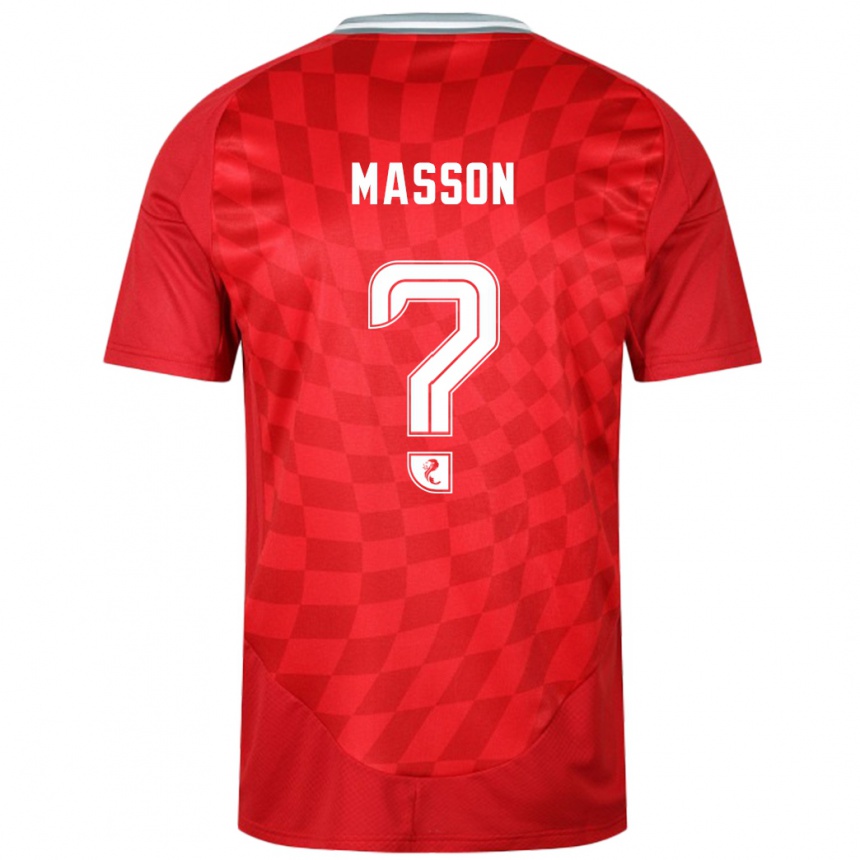 Női Labdarúgás Cooper Masson #0 Piros Hazai Jersey 2024/25 Mez Póló Ing