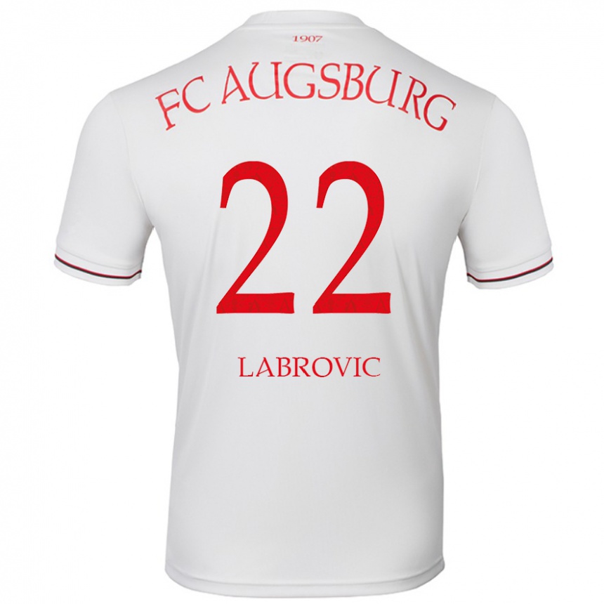 Női Labdarúgás Nediljko Labrovic #22 Fehér Hazai Jersey 2024/25 Mez Póló Ing