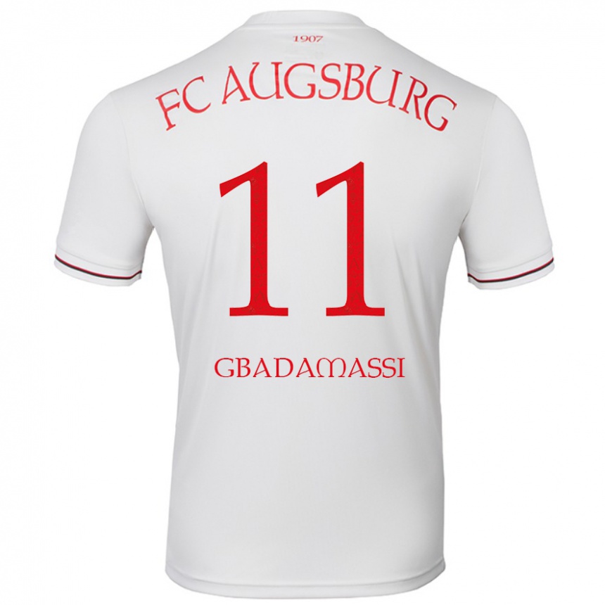 Női Labdarúgás Rayane Gbadamassi #11 Fehér Hazai Jersey 2024/25 Mez Póló Ing