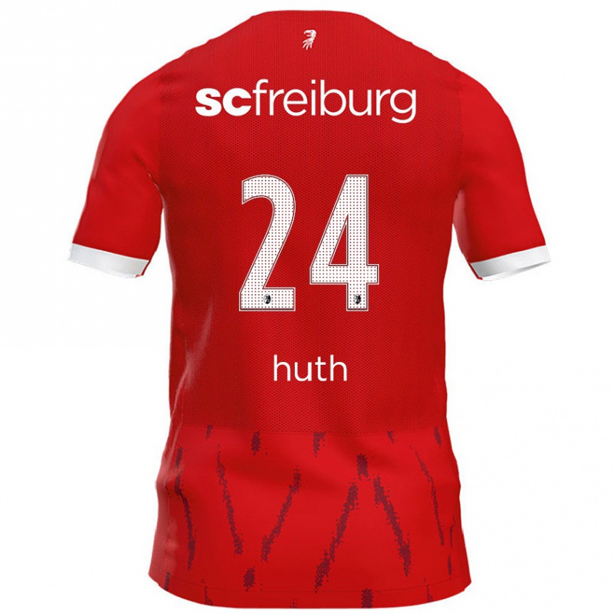 Női Labdarúgás Jannik Huth #24 Piros Hazai Jersey 2024/25 Mez Póló Ing