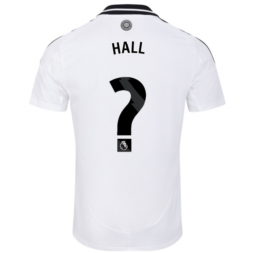 Női Labdarúgás Marcel Hall #0 Fehér Hazai Jersey 2024/25 Mez Póló Ing