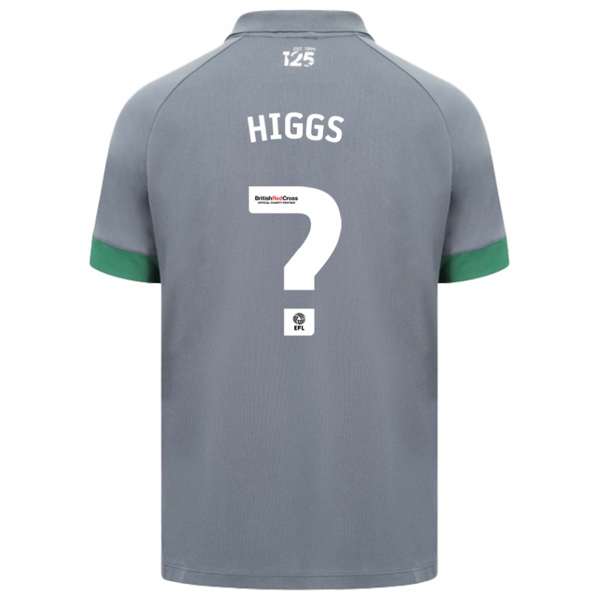 Női Labdarúgás Daniel Higgs #0 Sötétszürke Idegenbeli Jersey 2024/25 Mez Póló Ing