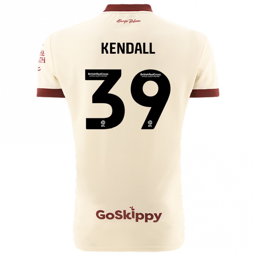 Női Labdarúgás Maya Kendall #39 Krém Fehér Idegenbeli Jersey 2024/25 Mez Póló Ing