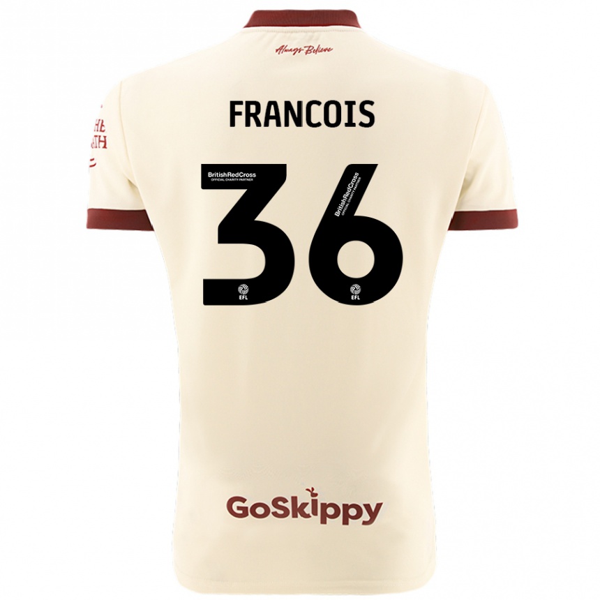 Női Labdarúgás Marlee Francois #36 Krém Fehér Idegenbeli Jersey 2024/25 Mez Póló Ing