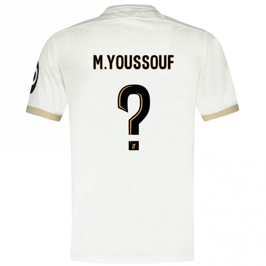 Női Labdarúgás Mousslim Youssouf #0 Fehér Arany Idegenbeli Jersey 2024/25 Mez Póló Ing