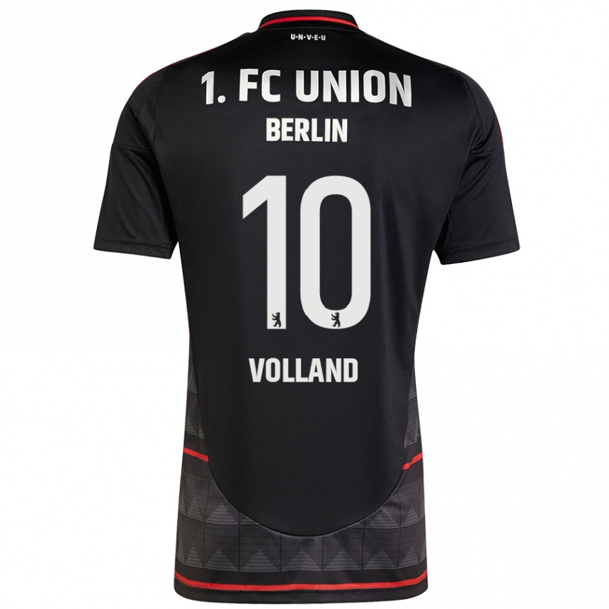 Női Labdarúgás Kevin Volland #10 Fekete Idegenbeli Jersey 2024/25 Mez Póló Ing