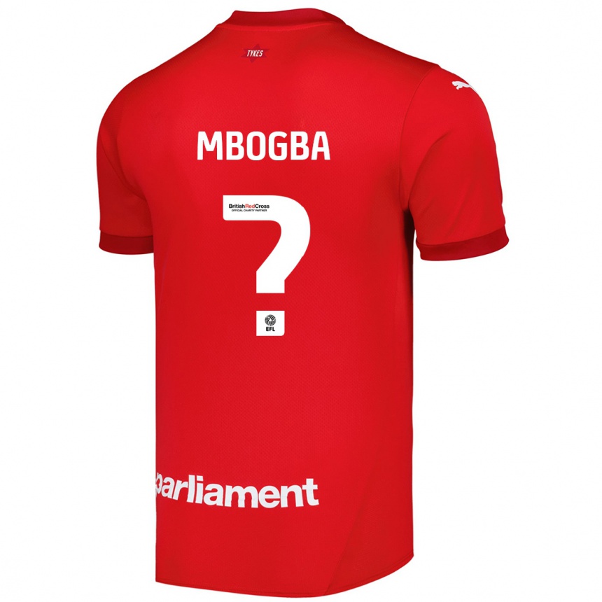 Gyermek Labdarúgás Malachi Mbogba #0 Piros Hazai Jersey 2024/25 Mez Póló Ing