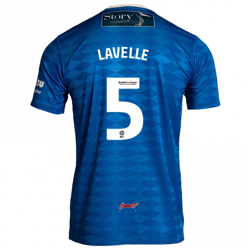 Gyermek Labdarúgás Sam Lavelle #5 Kék Hazai Jersey 2024/25 Mez Póló Ing