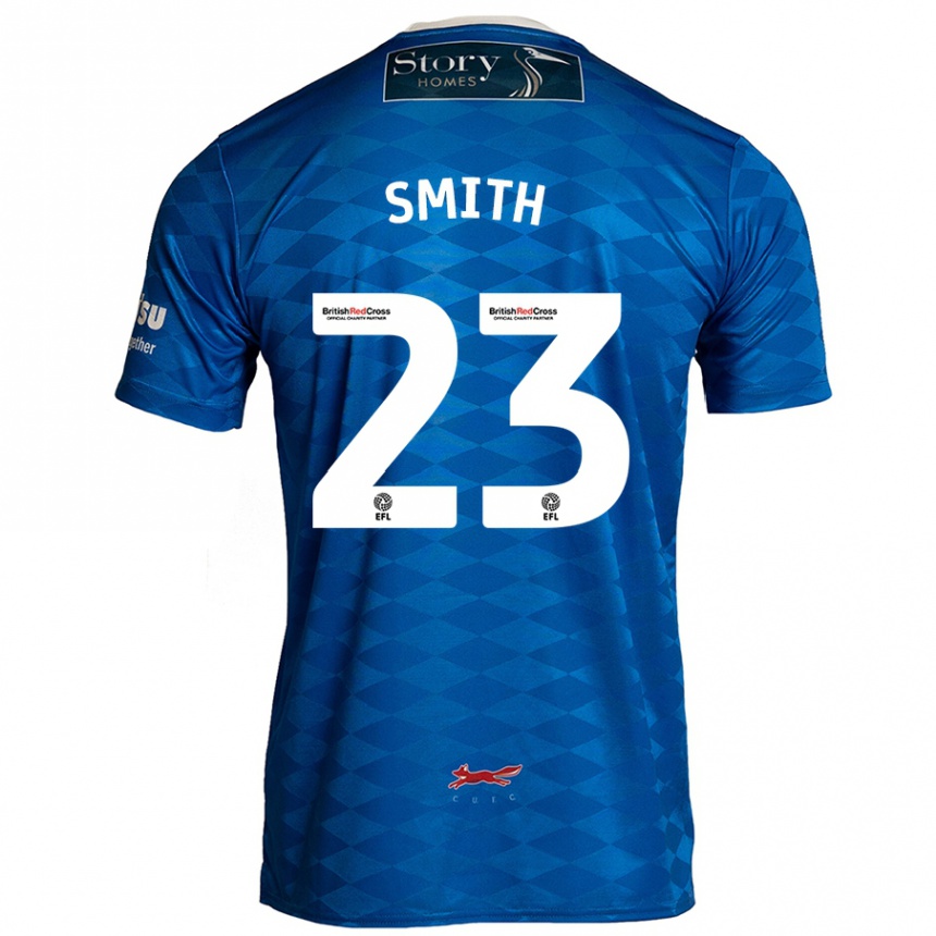 Gyermek Labdarúgás Jude Smith #23 Kék Hazai Jersey 2024/25 Mez Póló Ing